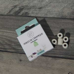 BOITE DE 15 PERLES DE CERAMIQUE
