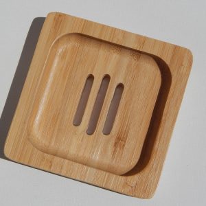 PORTE SAVON BAMBOU CARRE