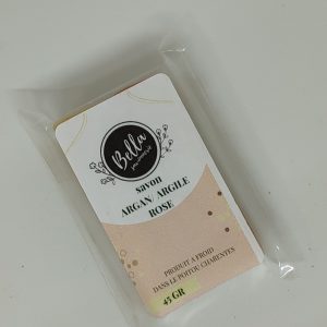 MINI SAVON ARGAN/ ARGILE ROSE CABOSSE