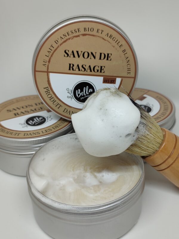 SAVON DE RASAGE AU LAIT D'ANESSE
