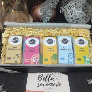 COFFRET DECOUVERTE 5 MINI SAVONS