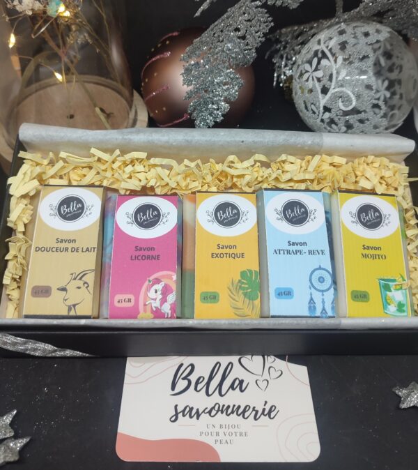 COFFRET DECOUVERTE 5 MINI SAVONS
