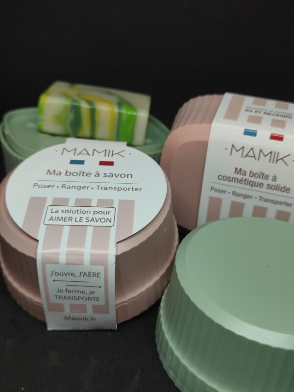 BOITE A SAVON RONDE 3 EN 1 MAMIK – Image 5
